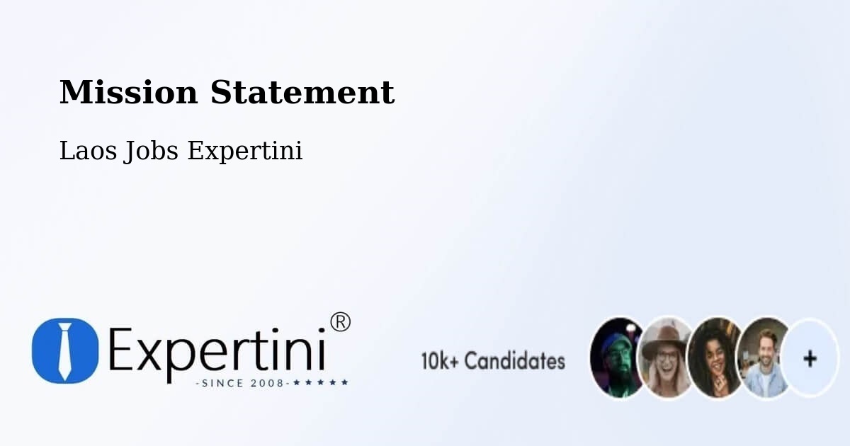 Corporate Mission – Pakse - Laos Jobs Expertini